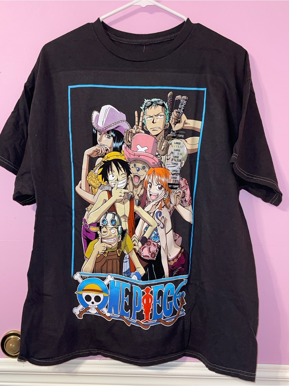 One piece graphic t shirt top streetwear nami luffy zoro sanji robin anime